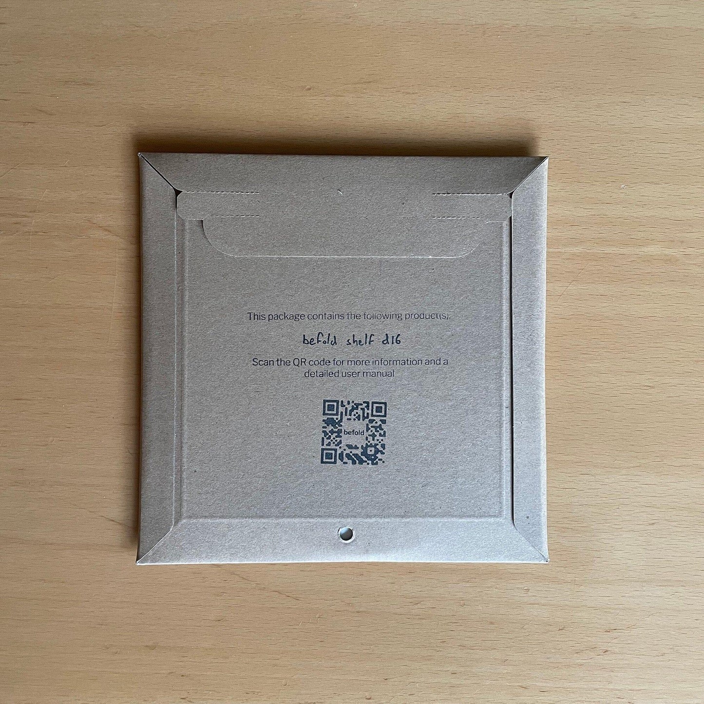 Befold plankje rond, 16cm, wit My Store