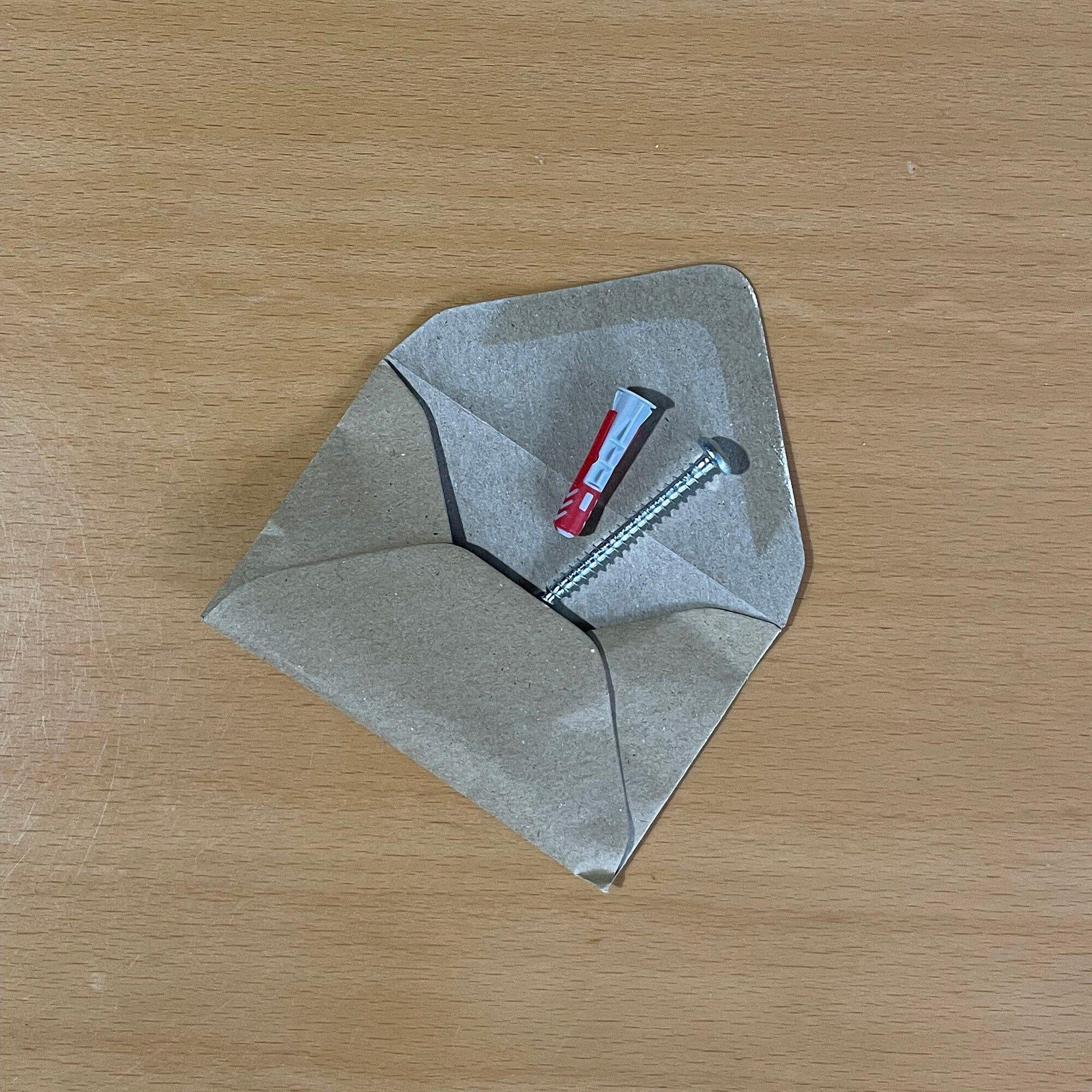 Befold plankje rond, 9cm, wit Befold