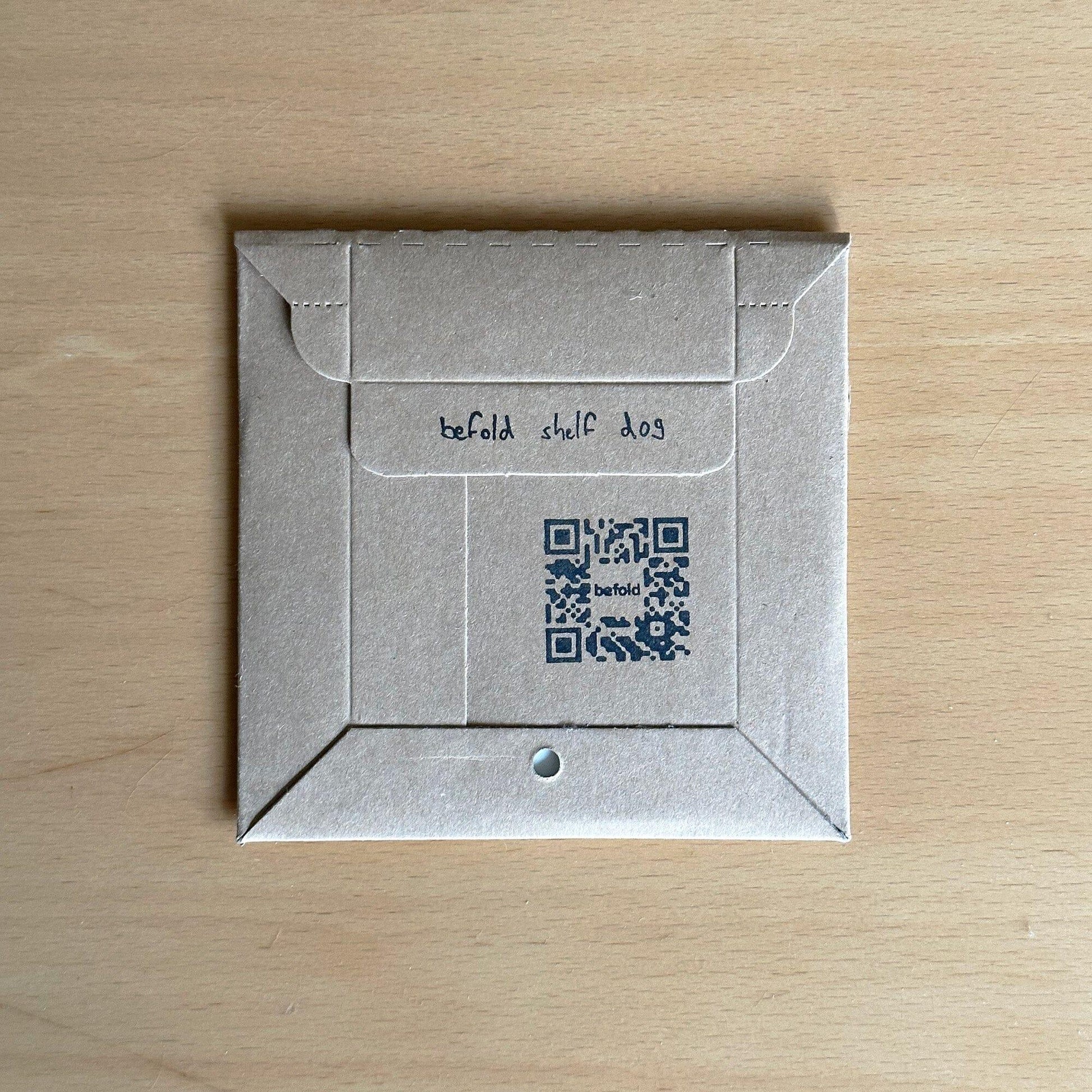 Befold plankje rond, 9cm, wit Befold